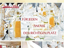 Tablet Screenshot of mueller-platz.com